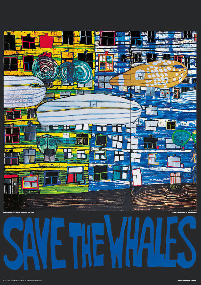 Salvad a las ballenas de Friedensreich Hundertwasser